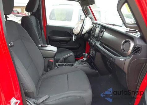 2020 Jeep Wrangler Unlimited Sport S 4X4 из США, поврежденный, VIN 1C4HJXDN7LW281357